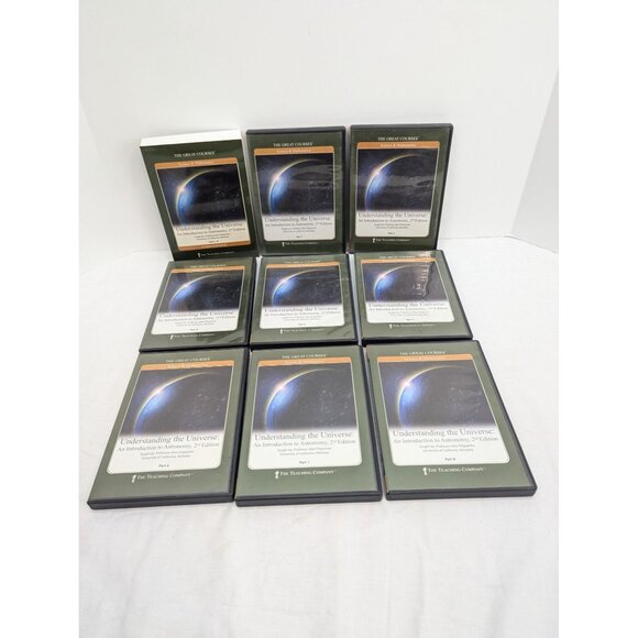 Great Courses Understanding the Universe Guidebook and Parts 1-8 DVDs - Picture 1 of 10